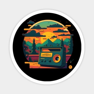 Retro Sunset -  Lofi Chill Music Magnet